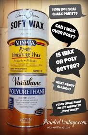 Wax Or Poly Over Chalk Paint Painted Vintage Painted Furniture Chalk Paint Chalk