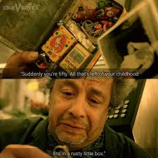 Suddenly you're fifty. All that's left of your childhood fits in a rusty  little box." 🎞 Amélie (2001)