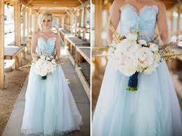 Modern Vow Renewal Inspiration With Blue Details Blue Wedding Gowns Blue Wedding Dresses Blue Winter Wedding