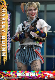Harley Quinn Birds Of Prey Caution Tape Jacket Pin On Action Figures For Action Figure Lovers Action Figure Photographers Action Figures Collectors