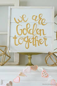 There are countless 50th wedding anniversary ideas out there to honor a special couple on their big day. We Are Golden Together Sign From Salty Bison 50th Wedding Anniversary Decorations 50th Wedding Anniversary Party Wedding Anniversary Decorations