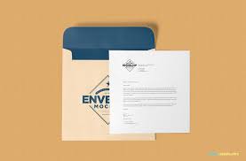 Download Free Envelope Psd Mockup Letterhead Mockup Zippypixels