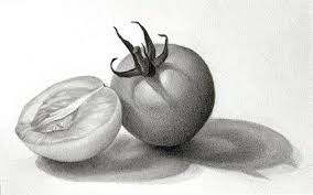This Is A Strong Example Of A Simple Still Life Drawing With A Definite Light Source Eskiz Isik Golge Cizimler