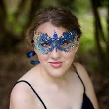 Masquerade Mask Women Blue Turquoise Teal Navy, Masquerade Ball, Ocean  Theme Lace, Mardi Gras, Halloween, Venetian Inspired