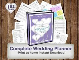 Wedding Planner Printable Wedding Planner Scrapbook Etsy Wedding Organizer Planner Planner Scrapbook Wedding Planner Book
