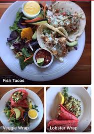 Maybe you would like to learn more about one of these? Fish Tacos Veggie Wrap Lobster Wrap Bild Von Galley Seafood Grill Bar Morro Bay Tripadvisor
