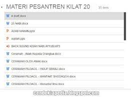 Download Materi Pesantren Kilat Ramadhan 1437 H 2016 M Cendekiapedia