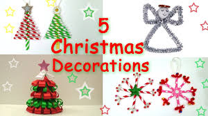 Paper crafts are a lot of fun and a lot of them are easy enough for kids to do them as well. 5 Easy Crafts Ideas For Christmas Ana Diy Crafts Youtube