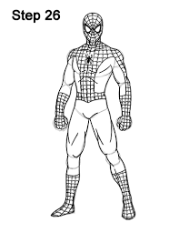 Learn how to draw spiderman step by step. How To Draw Spider Man Full Body