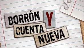 La llamada ley de borrón y cuenta nueva es una buena noticia. Borron Y Cuenta Nueva