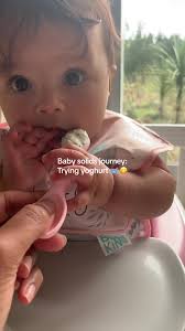 She devoured the entire bowl 😋 #solidsjourney #blw #7months #babymeals  #foodie #tiktoknz