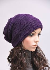 Purple Knit Beanie