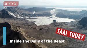 A volcanic eruption is when steam or lava is released from a volcanic vent. Going Inside Taal Volcano Crater 30 Days After Eruption What S Really Going On Youtube