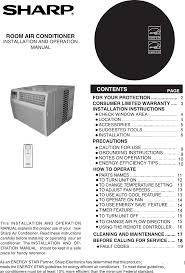 Black Decker Bpact10wt Portable Air Conditioner Manual Sharp Air Conditioner Af Q60rx User Guide Manualsonline Com
