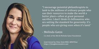 — melinda french gates (@melindagates) may 3, 2021. A Conversation With Melinda Gates Co Chair Of The Bill Melinda Gates Foundation Thought Economics