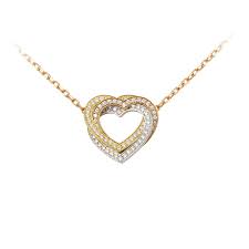 Trinity Heart Necklace Trinity Necklace Necklace Symbol Necklace