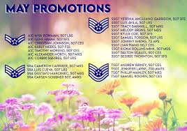 507th ARW May enlisted promotions > 507th Air Refueling Wing > Article  Display