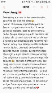 Cartas Para Mi Mejor Amigo Largas Que Hagan Llorar Buscar Con Google Amigo Buscar Cartas Woodworkingshop Woodworking Love Messages Messages Love Phrases