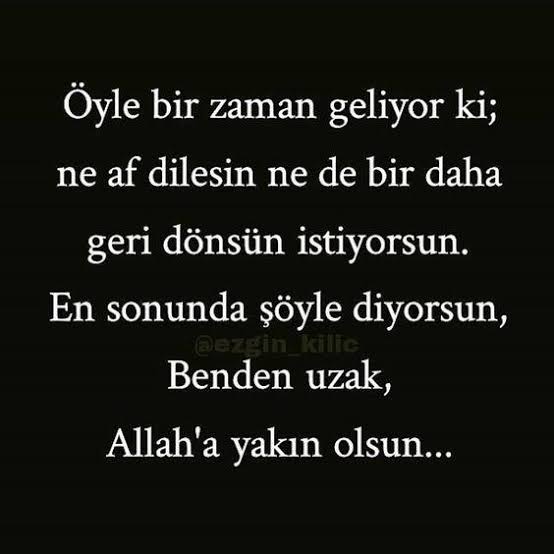 Hangi insan tipi 'benden uzak Allah'a yak�n olsun' dedirtir ?