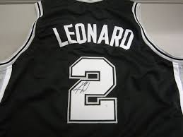 Authentic, replica, swingman and retro jerseys from the nba star, chosen from the best online sports stores. Kawhi Leonard San Antonio Spurs Signed Jersey Budd S Collectibles