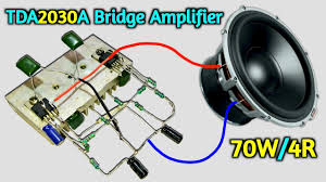 How to make circuit amplifier simple? Tda2030 Bridge Amplifier à¤¬à¤¨ à¤ High Bass Amplifier You Like Electronic Youtube
