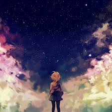 Find the best anime wallpaper on wallpapertag. Ad65 Starry Space Illust Anime Girl Wallpaper