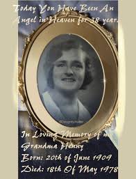 In loving memory of grandma. Designbynettis Loving Memory Of Grandma Henny