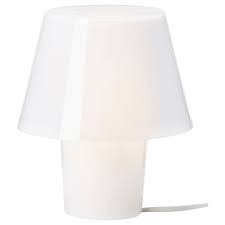 Gavik Tischleuchte Weiss Frostglas Ikea Lampentisch