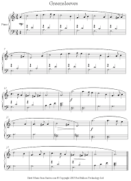 Kaiserin rebecca at sheet music plus. Piano Greensleeves Sheet Music 8notes Com