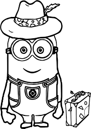 Minions Going Travel Coloring Page Wecoloringpage Frog Coloring Pages Coloring Pages Minion Coloring Pages