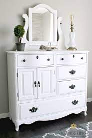 Painted Dresser Makeover White Painted Furniture Decor White Home Decor