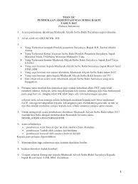 Semua majlis rasmi ini perlu mengikut protokol yang ditetap di dalam beberapa pekekeliling awam Teks Mc Acara Pembukaan Akreditasi Madrasah Aliyah Serba Bakti Tahun 2017 Docx