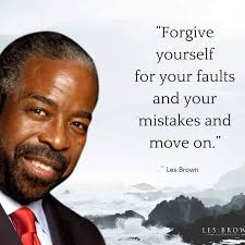 Forgive yourself and move on!