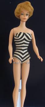 Black And White Bathing Suit Barbie Barbie Bubblecut Black White Swimsuit And Heels Black And White Swimsuit Vintage Barbie Vintage Barbie Dolls