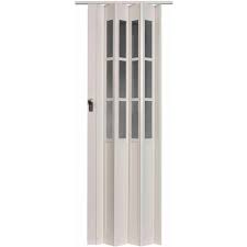 homestyle capri pvc accordion folding door fits 36 wide x 80 high white with clear pvc inserts walmart com in 2021 folding doors bifold doors accordion doors