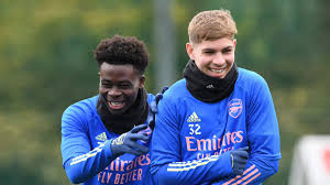 The youngster gave another good account of himself playing as a second striker at the emirates. Emile Smith Rowe Emilesmithrowe Twitter