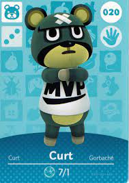 Amazon.com: Animal Crossing Happy Home Designer Amiibo Card Curt 020/100 :  Video Games