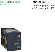 Schneider RXM4LB2B7 - Reliable 24VAC 3A Miniature Relay