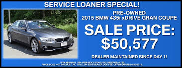 Check Out Our Monthly Service Loaner Specials Posted Here Http Www Cainbmw Com Usedspecials 435i New Cars Bmw