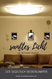 Fur Eine Sanfte Deckenbeleuchtung Sorgt Die Dimmbare E27 Led Deckenleuchte Mit Deckensegeltuch Segeltuchlampe Is In 2020 Led Ceiling Lights Ceiling Lights Led Ceiling