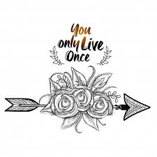 Overall drawing tips for creating black and white artwork. Free Vector Boho Style Hand Drawn Flowers With Ethnic Arrow Black And White Illustration