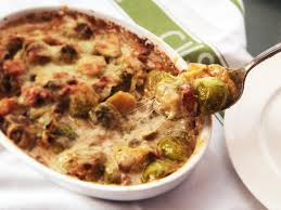 creamed brussels sprout gratin recipe