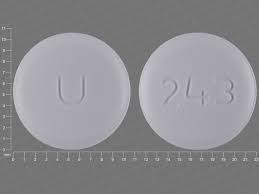 U 243 Pill Images White Round