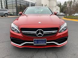 Stylish, comfortable and solidly built. 2016 Designo Cardinal Red Metallic Mercedes Benz C Class Sedans Richmond Com