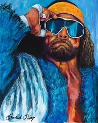 Randy Macho Man Savage Painting