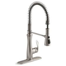 Kohler ceramic disc valves exceed industry longevity standards by two times for a lifetime of durable performance ; Kohler Purist Semiprofessional Kitchen Sink Faucet Contemporary Kitchen Faucets By The Stock Market Houzz