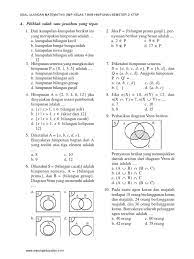 Soal Ulhar Matematika Smp Kelas 7 Bab Himpunan Pdf