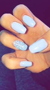 Pastel Blue Gel Nails Blue Gel Nails Fall Gel Nails Gel Nail Colors