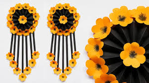 3.9 out of 5 stars with 11 ratings. Wall Hanging Craft Ideas Orange Black Paper Flowers Paper Flowers Diy Easy Hanging Flower Wall Paper Flowers