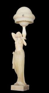 The home of your dreams is just an overstock order away! Art Deco Alabaster Figural Table Lamp For Sale At Pamono